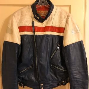 Honda Motorcycle Vintage ridding leather